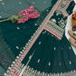 Embroidered Silk Palazzo Suit with Dupatta