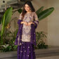 Embroidered Silk Palazzo Suit with Dupatta