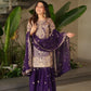 Embroidered Silk Palazzo Suit with Dupatta