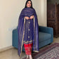 Embroidered Silk Palazzo Suit with Fancy Dupatta