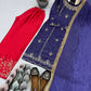 Embroidered Silk Palazzo Suit with Fancy Dupatta