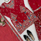 Embroidered Silk Wedding wear Sharara Set