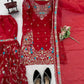 Embroidered Silk Wedding wear Sharara Set