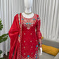 Embroidered Silk Wedding wear Sharara Set