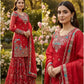Embroidered Silk Wedding wear Sharara Set