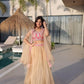 Embroidered Sindur Silk Lehenga Set with Shrug for Wedding and Party Occasions