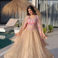Embroidered Sindur Silk Lehenga Set with Shrug for Wedding and Party Occasions