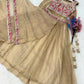 Embroidered Sindur Silk Lehenga Set with Shrug for Wedding and Party Occasions