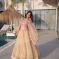 Embroidered Sindur Silk Lehenga Set with Shrug for Wedding and Party Occasions