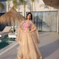 Embroidered Sindur Silk Lehenga Set with Shrug for Wedding and Party Occasions