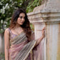 Embroidered Soft Net Designer Saree