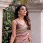 Embroidered Soft Net Designer Saree
