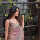 Embroidered Soft Net Designer Saree