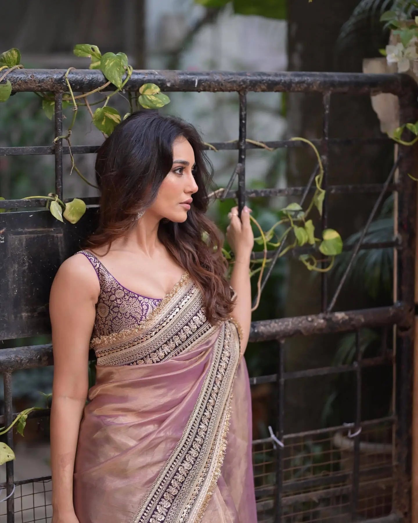 Embroidered Soft Net Designer Saree