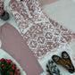 Embroidered Soft Net Palazzo Suit with Dupatta