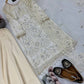 Embroidered Soft Net Palazzo Suit with Dupatta