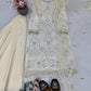 Embroidered Soft Net Palazzo Suit with Dupatta
