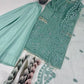 Embroidered Soft Net Palazzo Suit with Dupatta