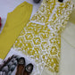 Embroidered Soft Net Palazzo Suit with Dupatta