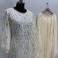 Embroidered Soft Net Palazzo Suit with Dupatta
