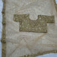 Embroidered Soft Net Saree with Mirror Work Blouse
