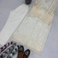 Embroidered Soft Net Suit with Silk Pants and Dupatta