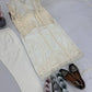 Embroidered Soft Net Suit with Silk Pants and Dupatta