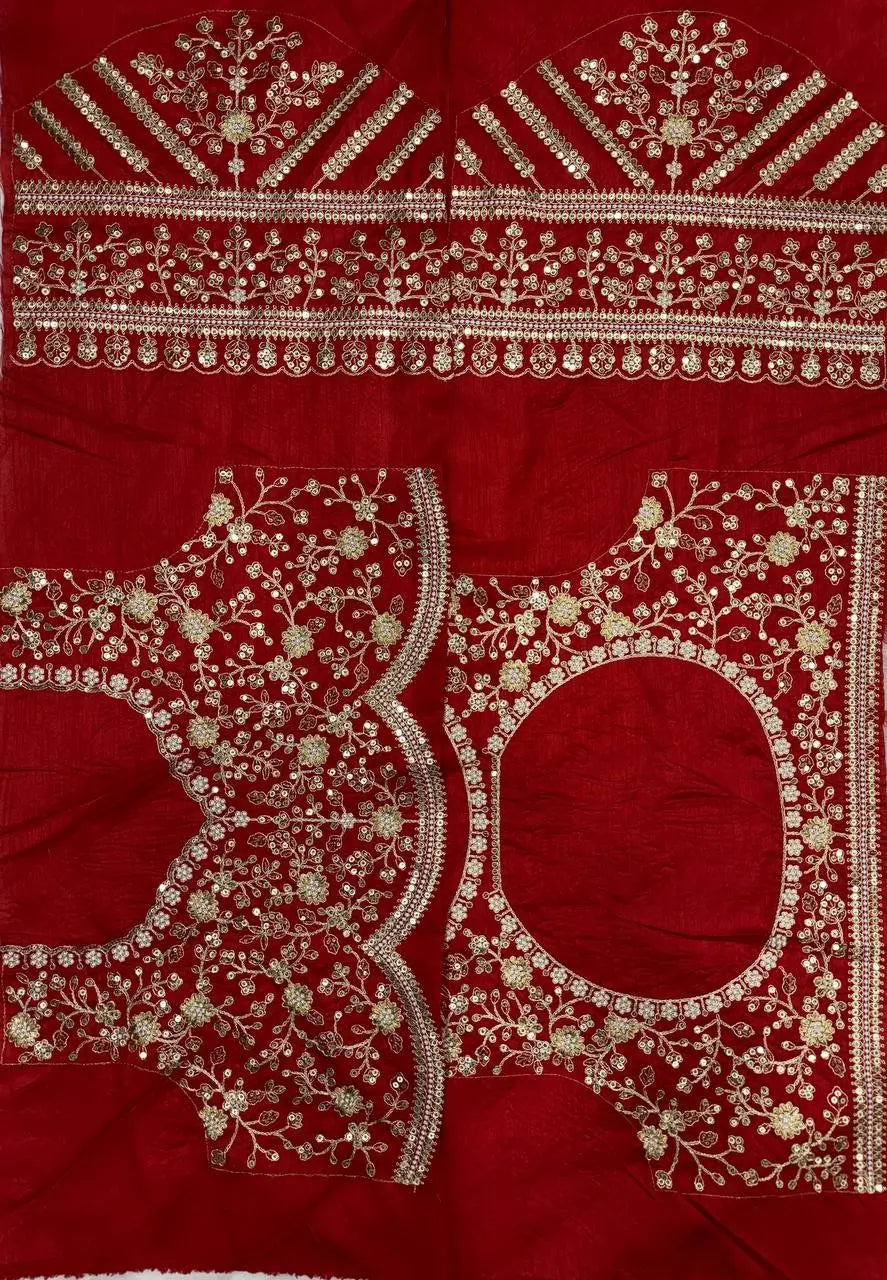 Embroidered Space Silk Saree with Banglori Silk Blouse