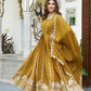 Embroidered Star Georgette Festival Gown Set