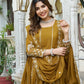 Embroidered Star Georgette Festival Gown Set