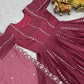 Embroidered Star Georgette Festival Gown Set