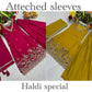 Embroidered Star Georgette Kurti Palazzo Set with Dupatta