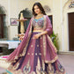 Embroidered Star Georgette Wedding Lehenga Set