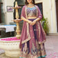 Embroidered Star Georgette Wedding Lehenga Set