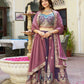 Embroidered Star Georgette Wedding Lehenga Set
