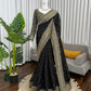 Embroidered Tibby Silk Designer Saree