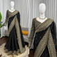 Embroidered Tibby Silk Designer Saree