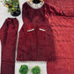 Embroidered Tissue Organza Silk Suit Set with Dupatta
