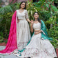 Embroidered Tissue Silk Lehenga Choli
