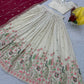 Embroidered Tissue Silk Lehenga Set