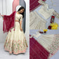 Embroidered Tissue Silk Lehenga Set