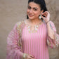 Embroidered Turkey Crush Sharara Suit Set for Wedding and Festive Wear