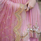 Embroidered Turkey Crush Sharara Suit Set for Wedding and Festive Wear