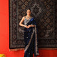 Embroidered Velvet Designer Saree
