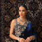 Embroidered Velvet Designer Saree