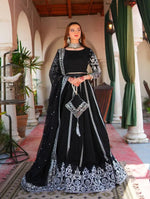 Embroidered Velvet Lehenga Set