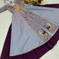 Embroidered Vichitra Crop Top Lehenga Set with Shrug