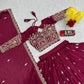 Embroidered Vichitra Silk Festival Lehenga Choli