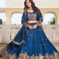 Embroidered Vichitra Silk Festival Lehenga Choli