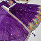 Embroidered Vichitra Silk Festival Lehenga Choli
